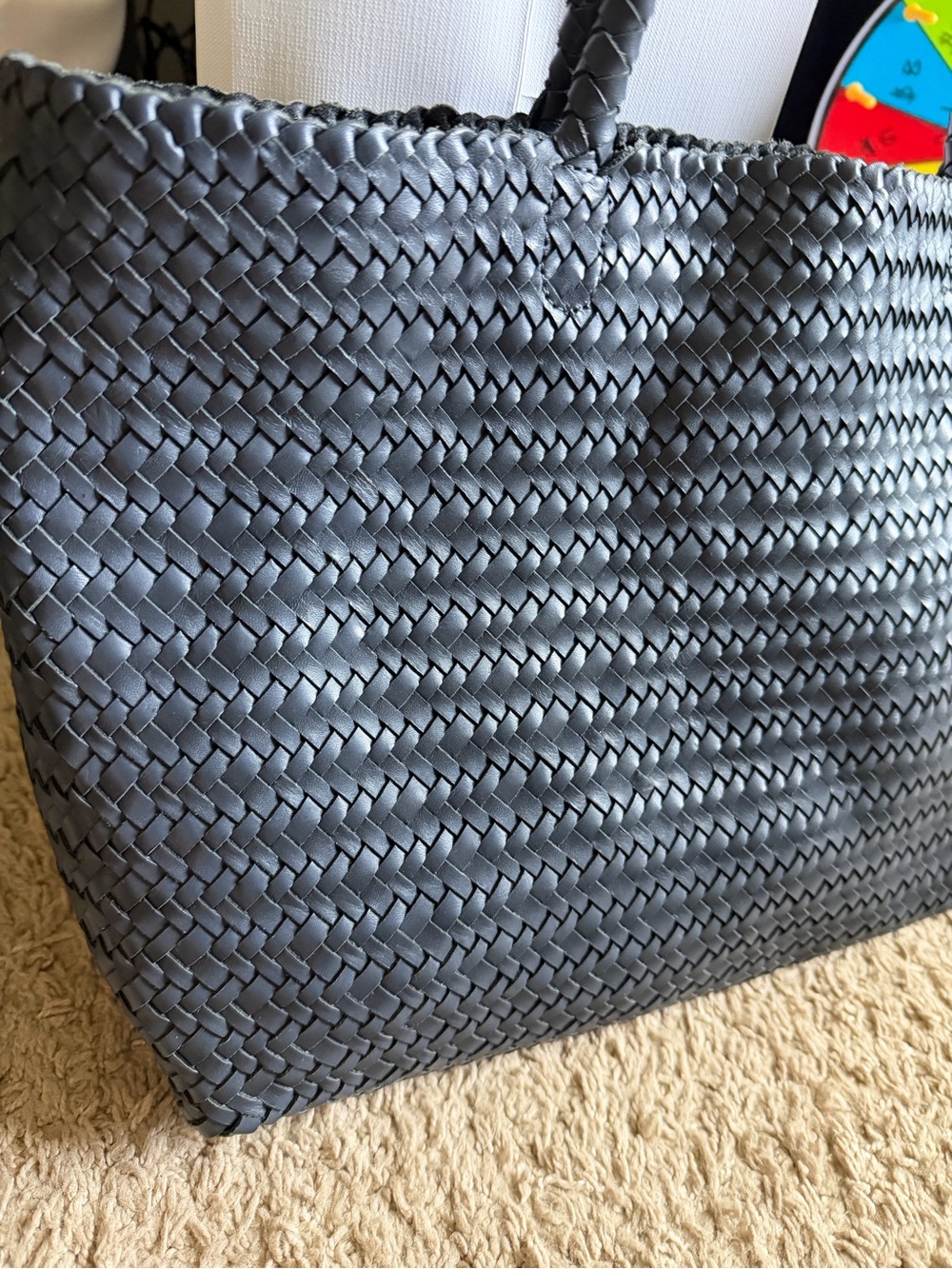 Madewell The Signature Woven Tote Leather Shoulder Handbag - Picture 4 of 15